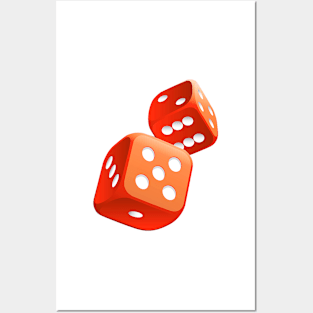 red dice Posters and Art